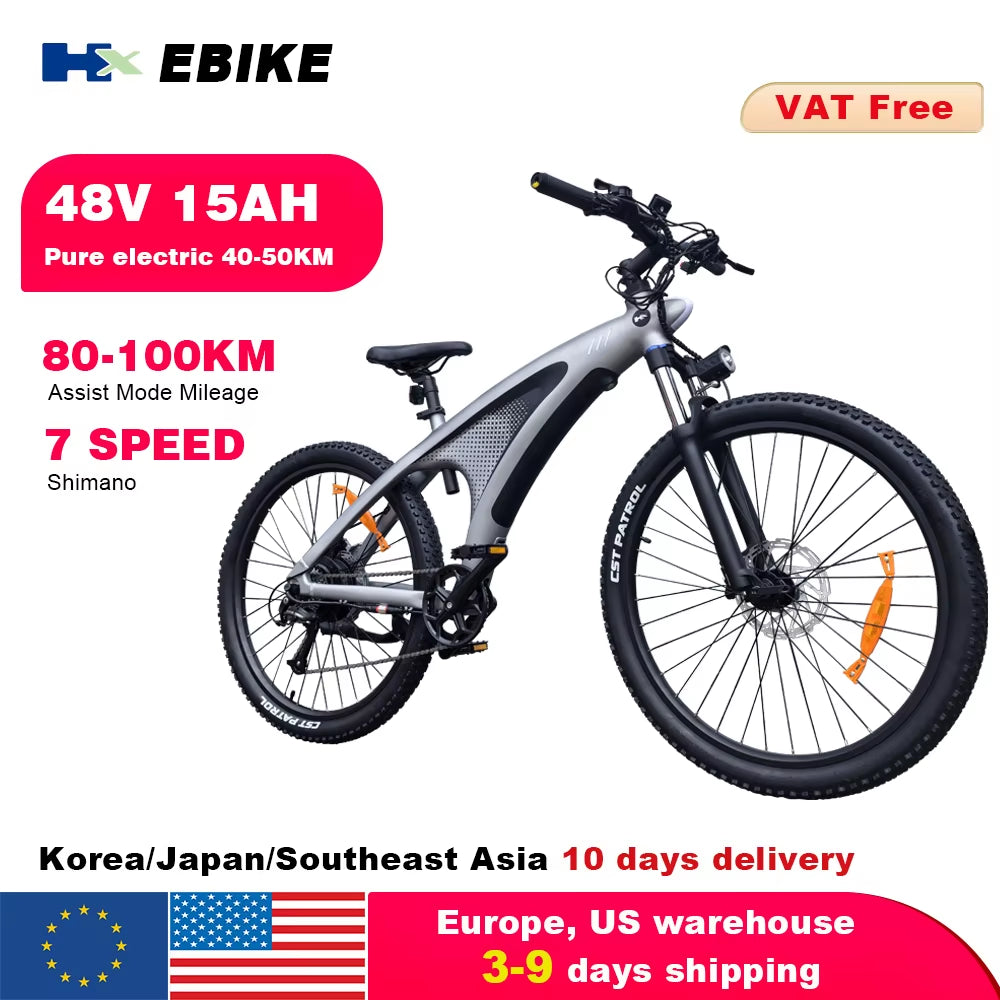 HUANCI Q5 Electric Bike Adult Electric Bicycle 48V 20AH Off-Road Electric Bikes E Bike Electric Bike Electric Bicycle