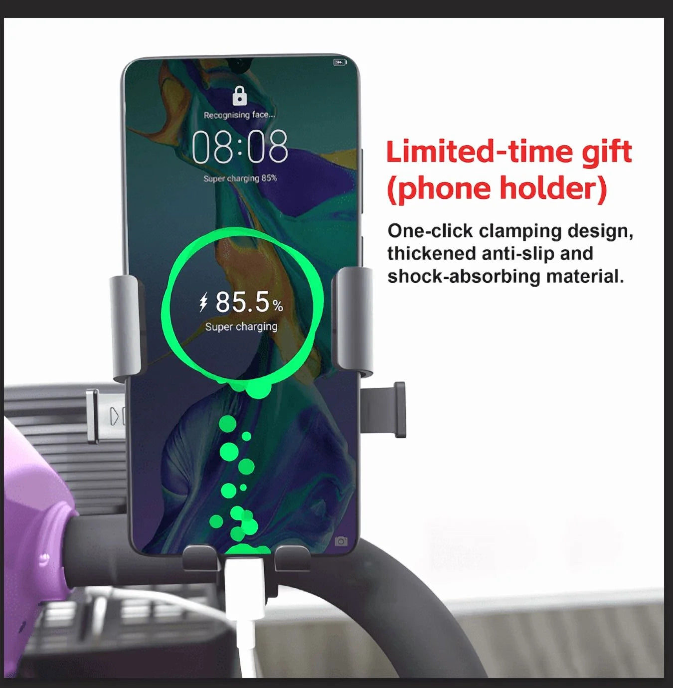 Mobility Scooter,Folding 4 Wheels Mobility Scooters for Seniors,Replacement Electric Wheelchair,42X37X19In,110Lbs,Red