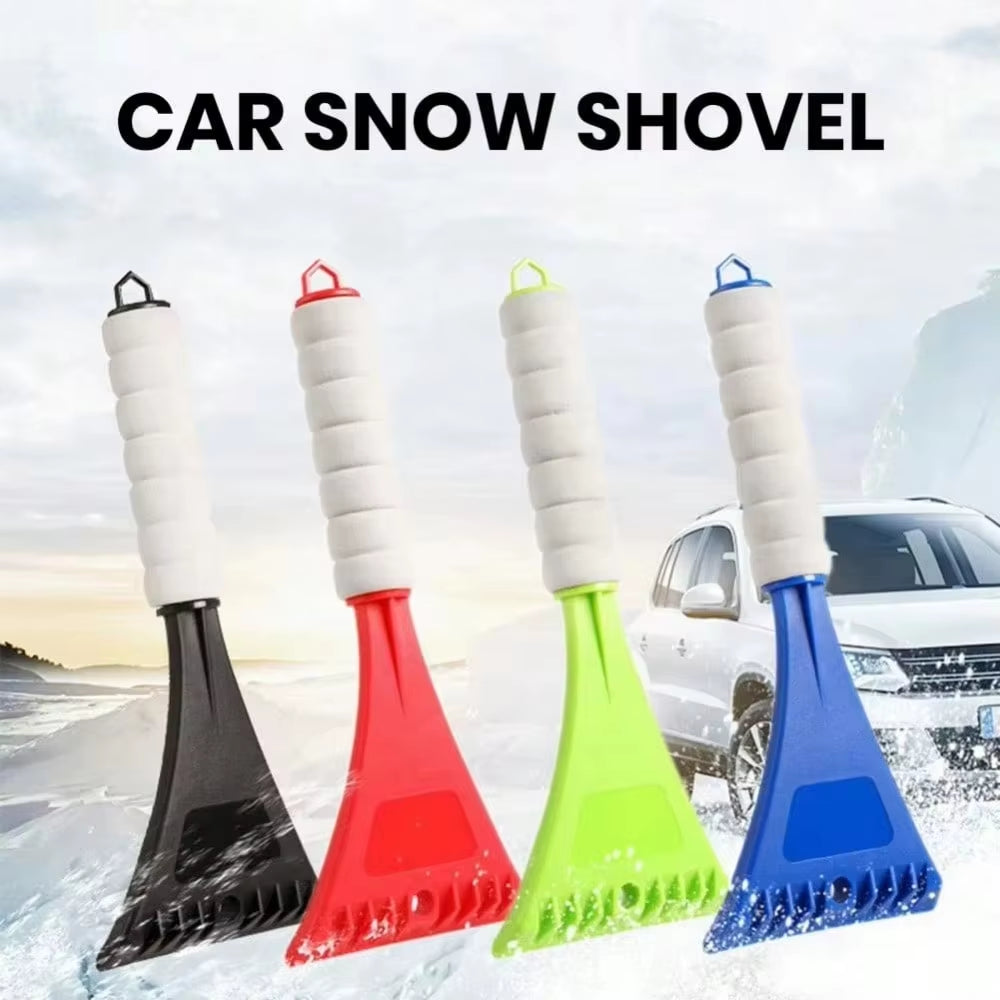 Car Snow Shovel Set - All-In-One Window Defrosting & Snow Scraping Tool, Auto Snow Brush & Glass Cleaning Kit, Essential In-Car
