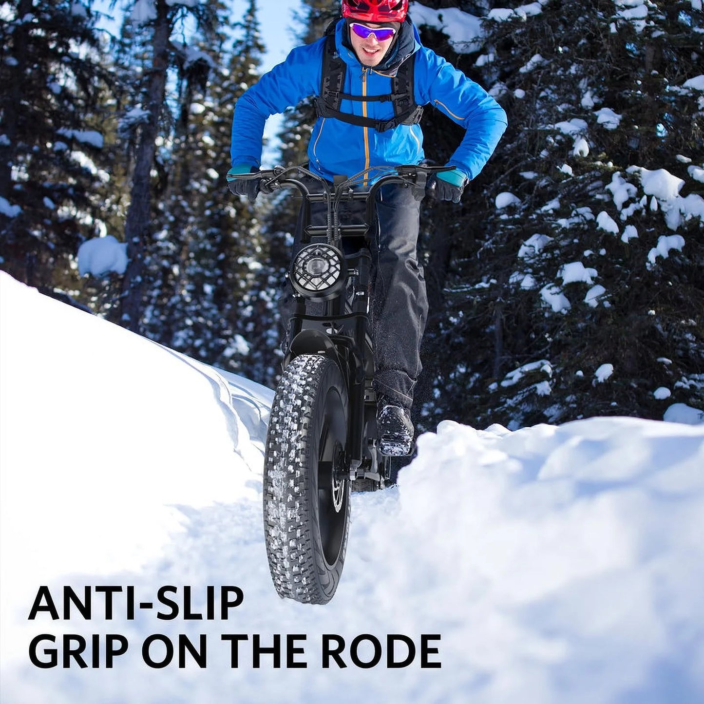 Hipatoo Electric Bike for Adults, 20" Electric Mountain Bike 750W 31MPH, 48V 15Ah Battery, UL2849