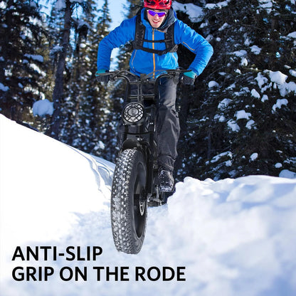 Hipatoo Electric Bike for Adults, 20" Electric Mountain Bike 750W 31MPH, 48V 15Ah Battery, UL2849