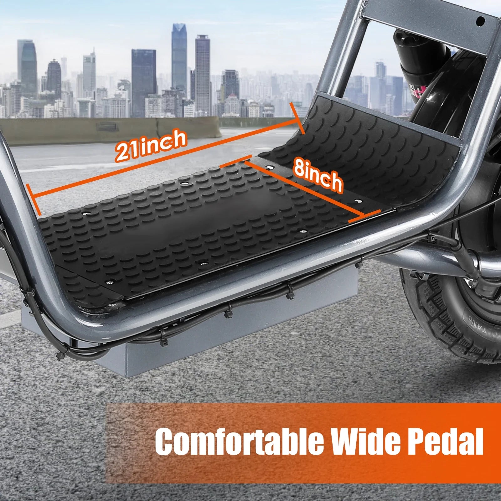 Electric Scooter for Adults with Seat,Peak 1200W Motor,Commuter Foldable Electric Scooter with Basket, Dual Shock Absorbers&14" Wheels,Up to 30 Miles 20Mph,Gray