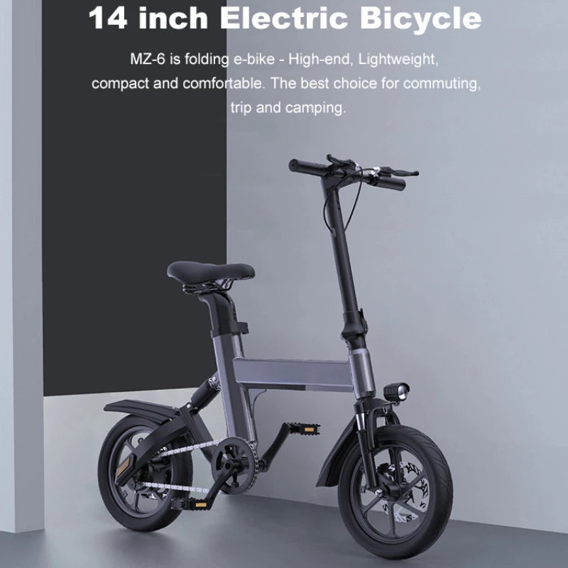 Folding Electric Bikes Professional Chauffeur Aluminum Alloy Ultra Lightweight Portable Small Commuting Electric Bicycle