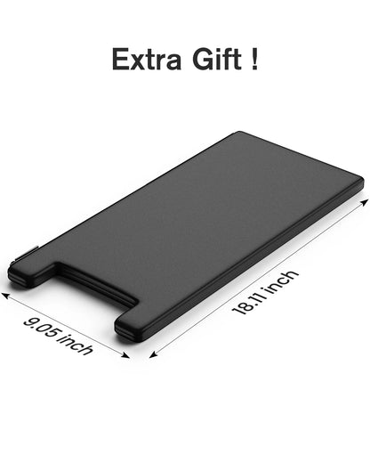 650W Electric Scooter with Seat for Heavy Adults up to 300LB - 14" Wheels with Basket & Dual Shock Absorbers & Free Dog Mat, 48V/13.5Ah,30 Miles Range, 18.6MPH