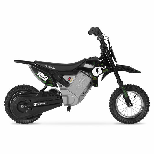 24V  Electric Motorcycle Dirt Bike, Powered Ride-On, by  Toy Company, Camo, Product Net Content Uom Is 1