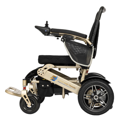 Lightweight Folding Electric Wheelchair Power Wheel Chair Powered Mobility Scooter Wheelchair