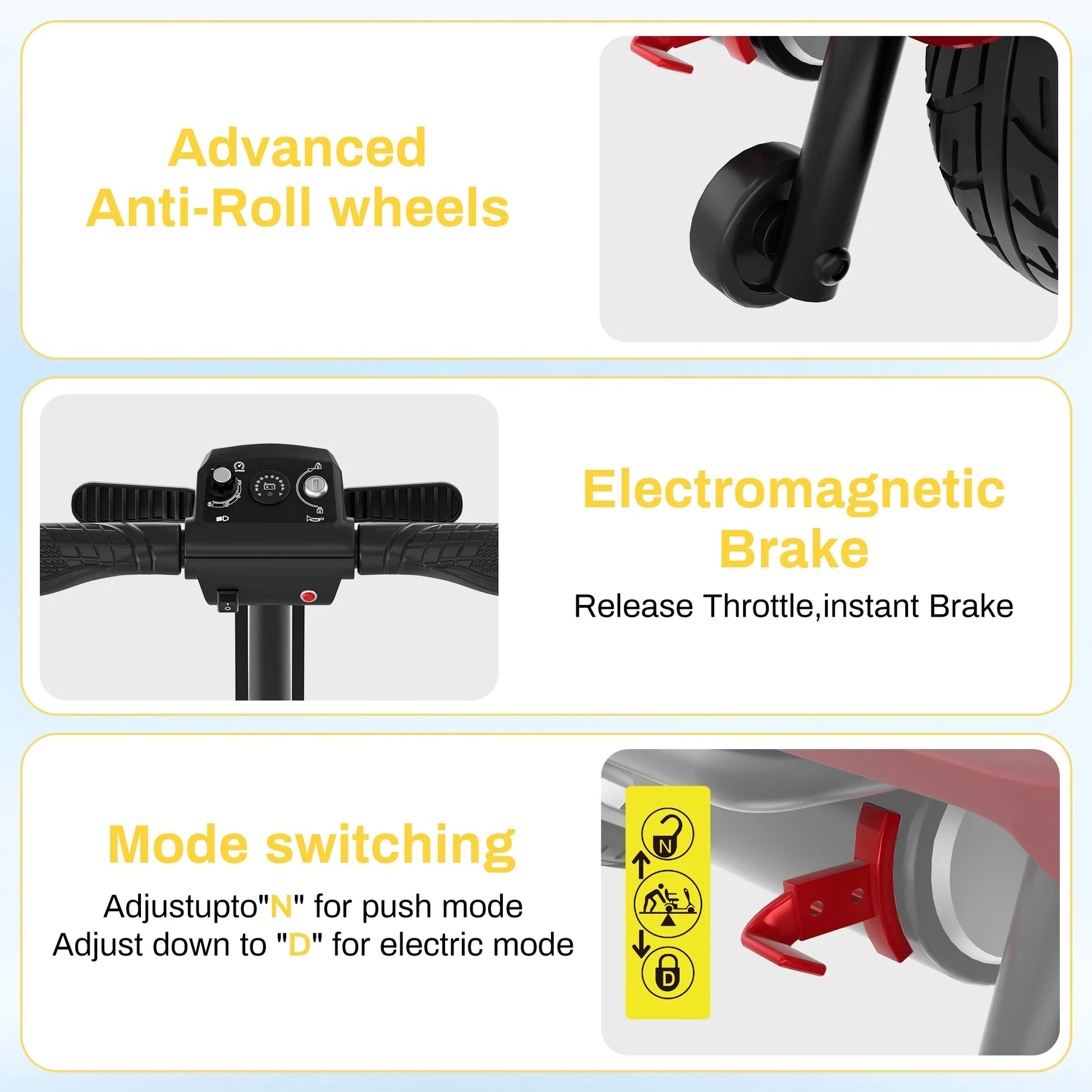 Ultra Lightweight 4 Wheel Mobility Scooter for Seniors (Only 50Lbs), 25+ Miles Travel Dual Battery Mobility Scooters, Aluminum Electric Folding Wheelchair Device, Red