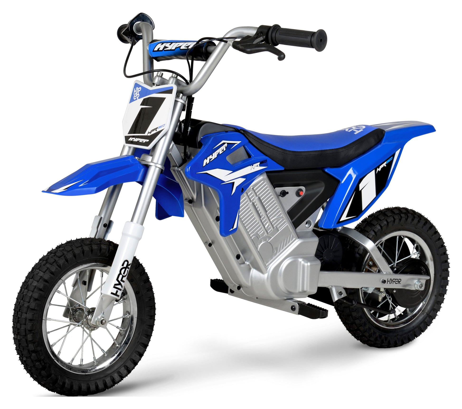 Hyper Toys 24V 350 Dirt Bike Electric Powered Ride On, Blue, Age Group 13+ Years, 14 Mph Max Speed, Product Net Content UOM Quantity 1