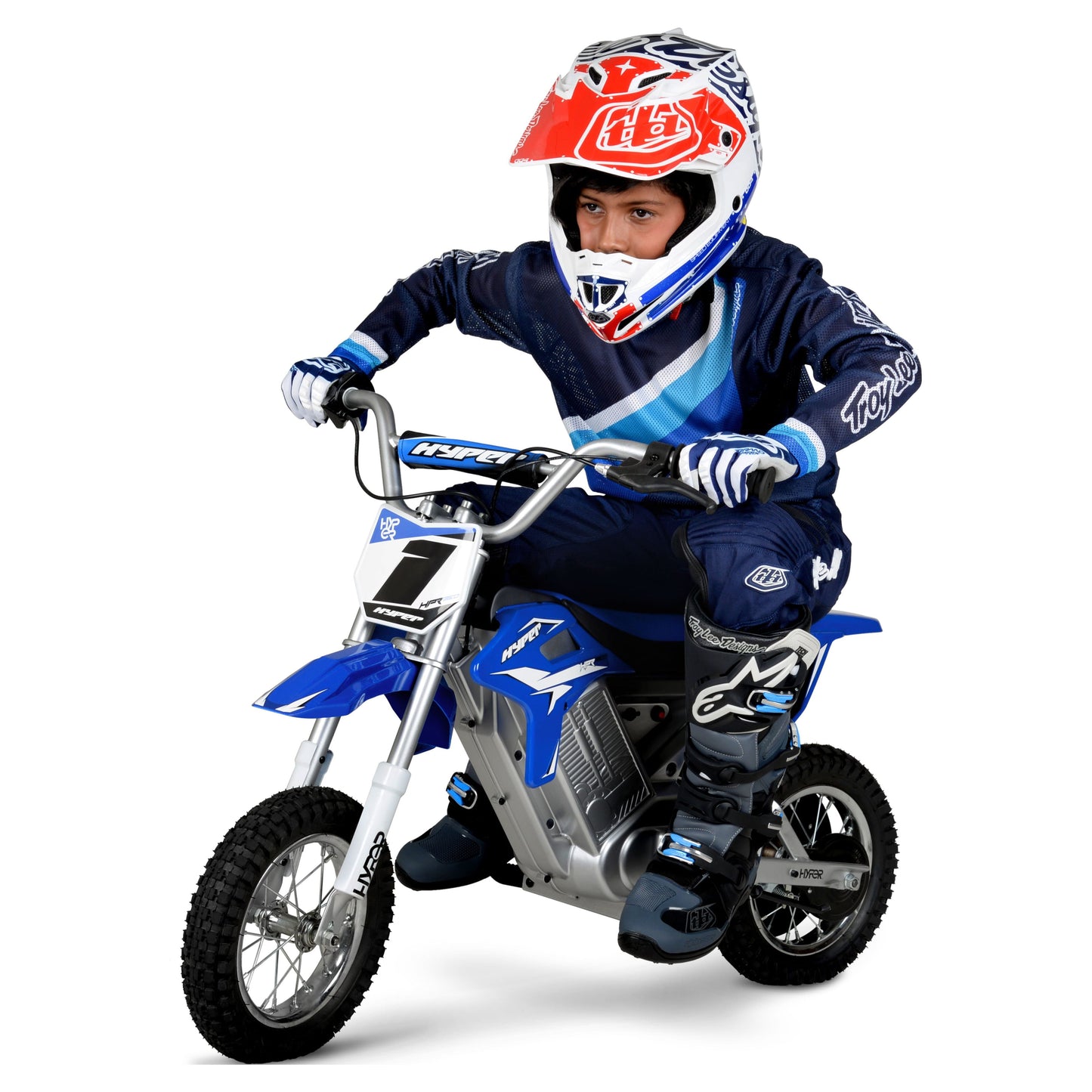 Hyper Toys 24V 350 Dirt Bike Electric Powered Ride On, Blue, Age Group 13+ Years, 14 Mph Max Speed, Product Net Content UOM Quantity 1