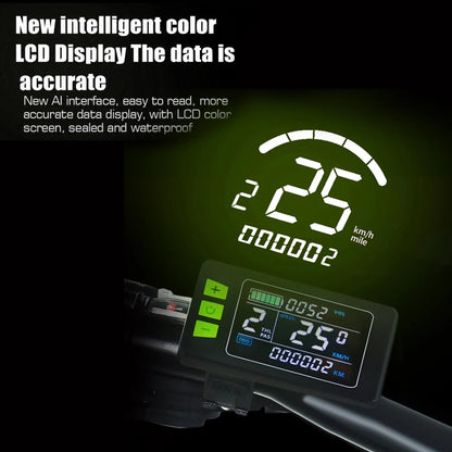 750 W Folding Ebike Lghtweight Electric Bike for Adults, 48V 17AH Foldable Ebike Commuter Electric Bikes with Shimano 27 Speed, Shimano Hydraulic Brakes, UL2849