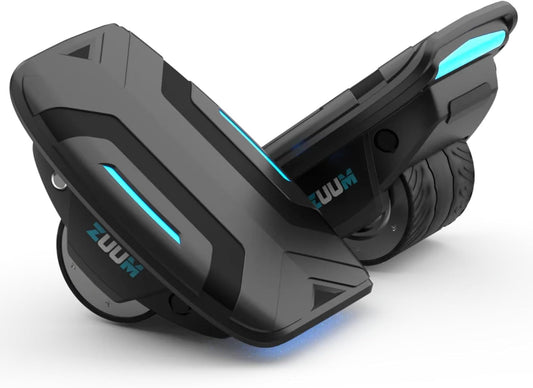 Zuums - Zuum Shoes Self Balancing Electric Skates Seen on Shark Tank - Portable - 350W 7MPH 2Hr Ride - Hoverboard Skates for Kids Adults Hoverboard Shoes Scooter (Midnight Black)
