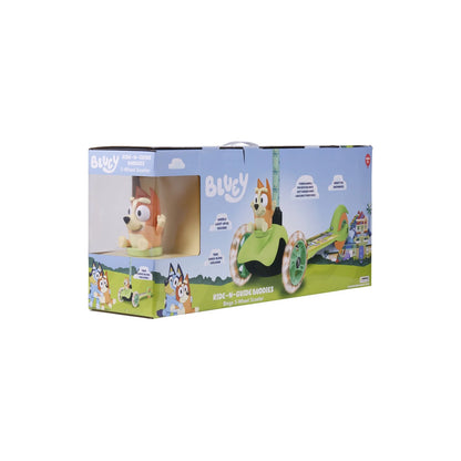 Ride-N-Glide Buddies 3D Toddler Scooter, 3 Wheel Kick Scooter for Kids Ages 3+, Green