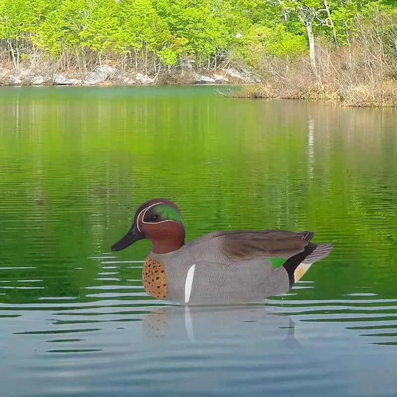 1 Pieces Quality PE 3D Lifelike Floating Duck Decoy Hunting Shooting Mallard Duck Decoya Decoying Garden Farm Scarecrow