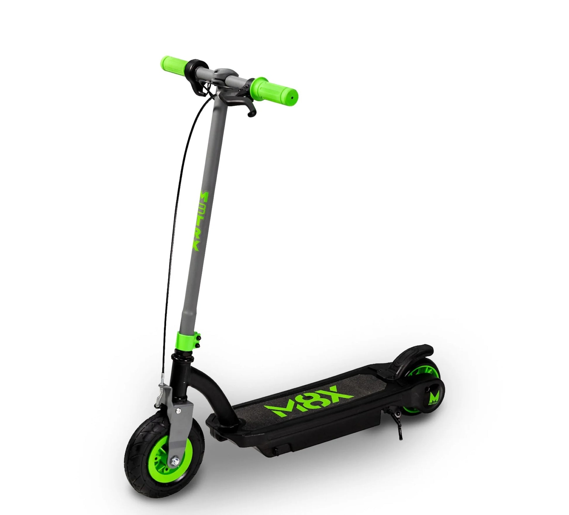 Green 24 Volt Kids Electric Scooter, 8" Air Filled Tire, Speeds up to 10Mph, Kids Ages 8+