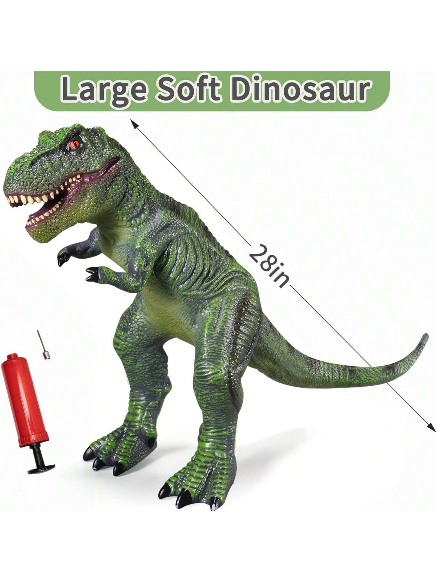 Large Soft Dinosaur Toys- 28" Jumbo Dinosaur Toys for Boys, Realistic Looking Dinosaur, Giant Dinosaur Toys for Kids 3-5, Toddler Dinosaur Toy Gift