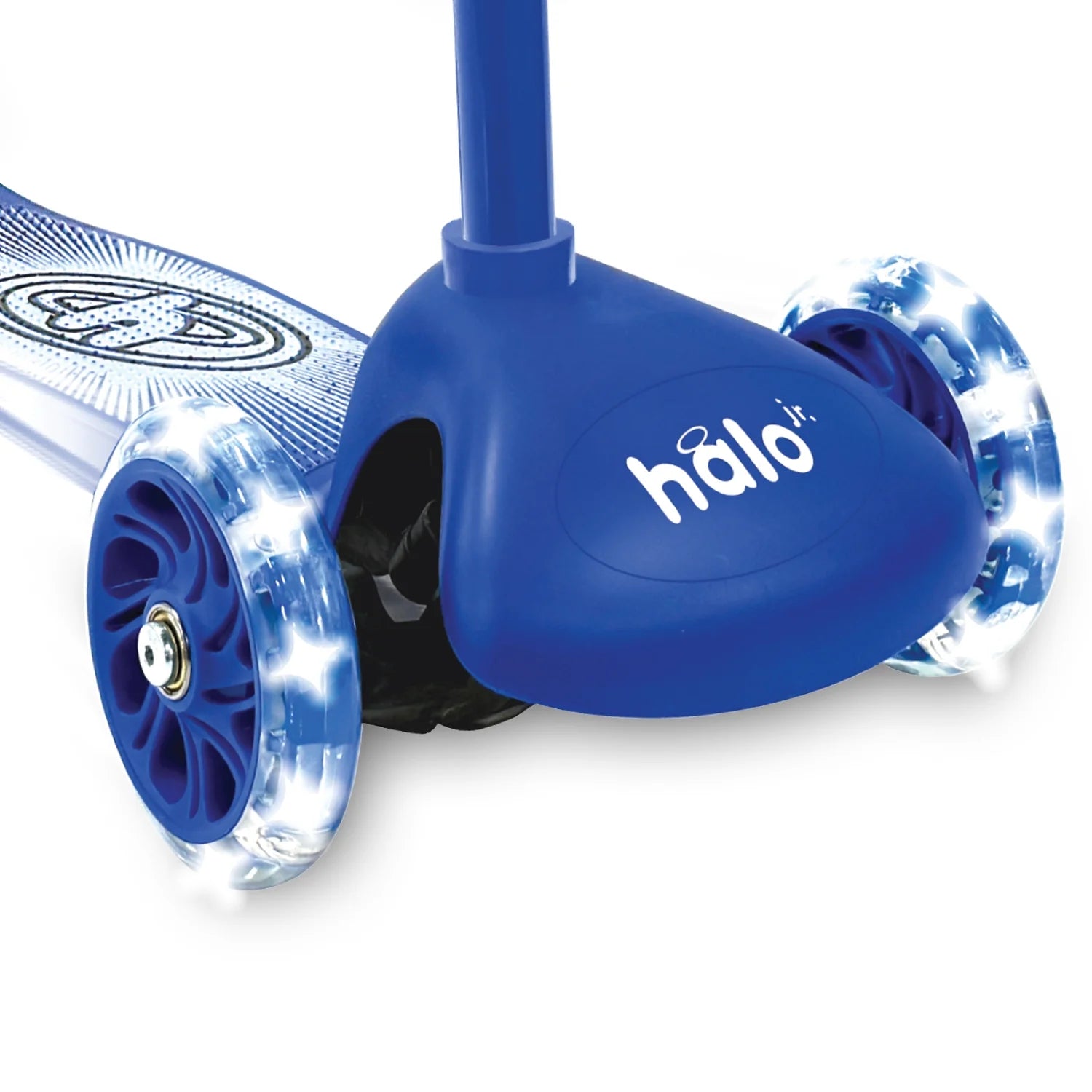 Jr 3 Wheel Scooter and Helmet Set - Blue 2+ - Light up Wheels and Adjustable Helmet