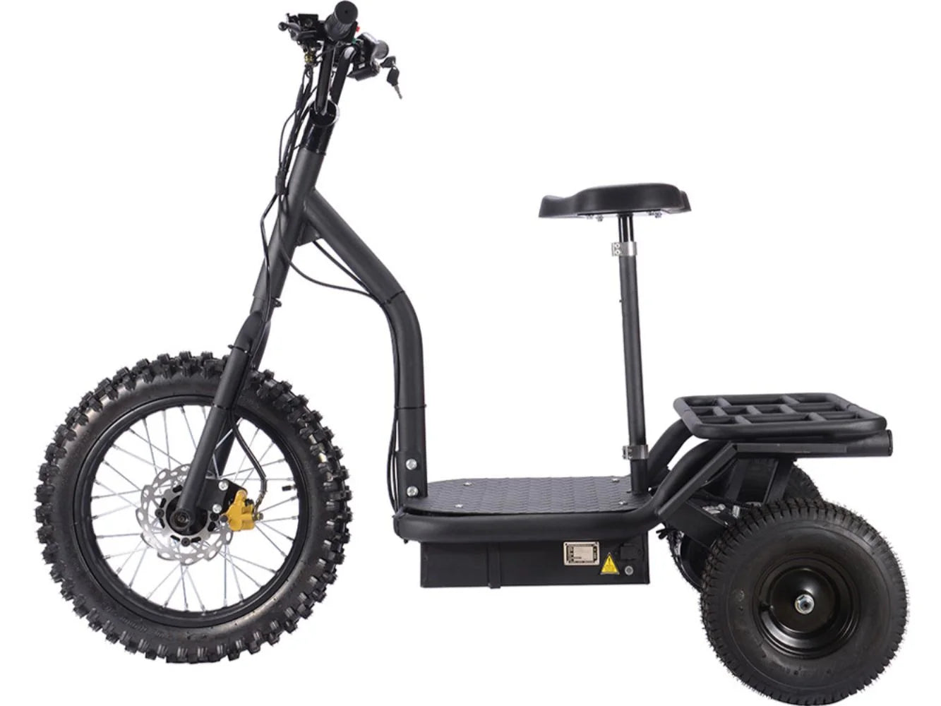 1200 Watt 48V 3 Wheel Electric Trike Mobility Scooter