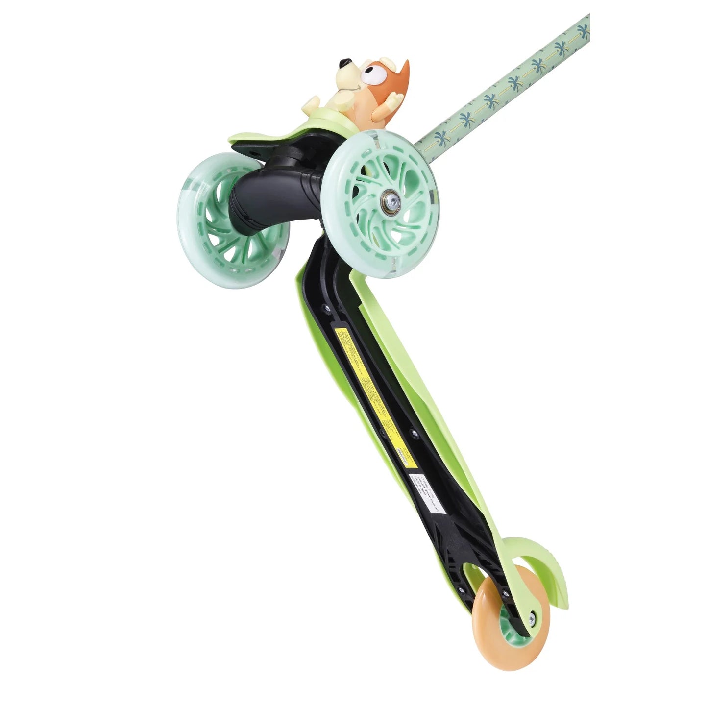 Ride-N-Glide Buddies 3D Toddler Scooter, 3 Wheel Kick Scooter for Kids Ages 3+, Green