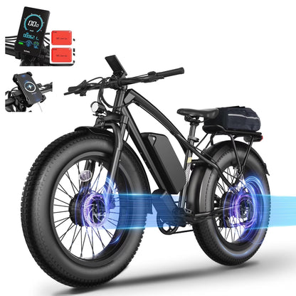 Electric Bike for Adults 26", 1000W (2000W Peak) E-Mountain Bike 48V 13AH UL2849