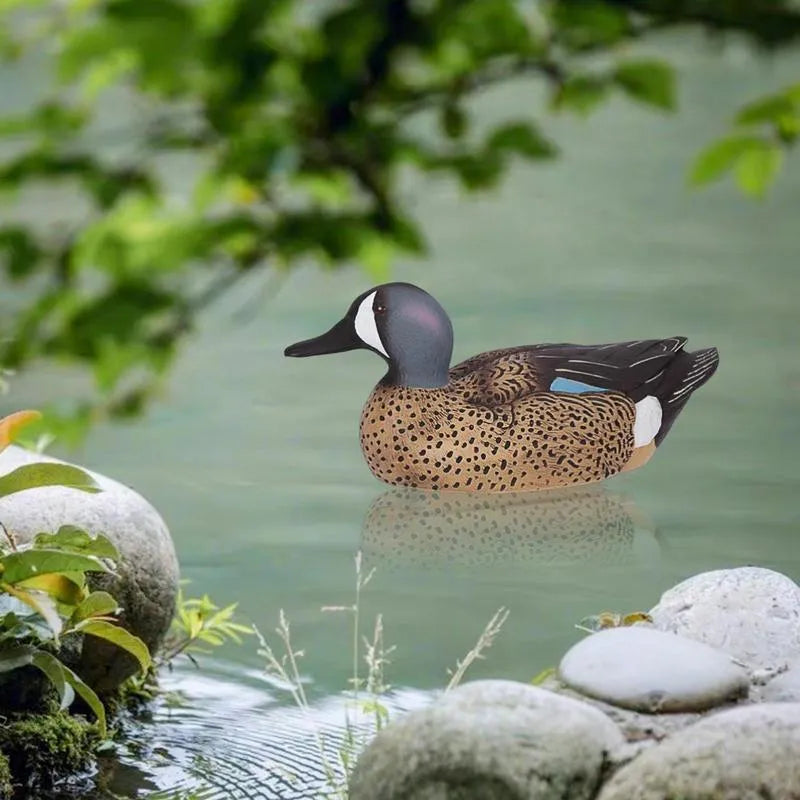 1 Pieces Quality PE 3D Lifelike Floating Duck Decoy Hunting Shooting Mallard Duck Decoya Decoying Garden Farm Scarecrow