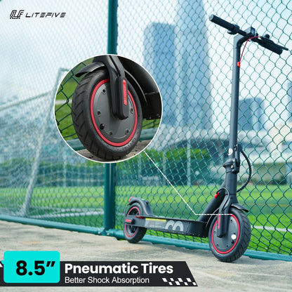 LF3 Electric Scooter for Adults, 350W Motor, Max 18Mph & 21Miles, Commuting Foldable Escooter