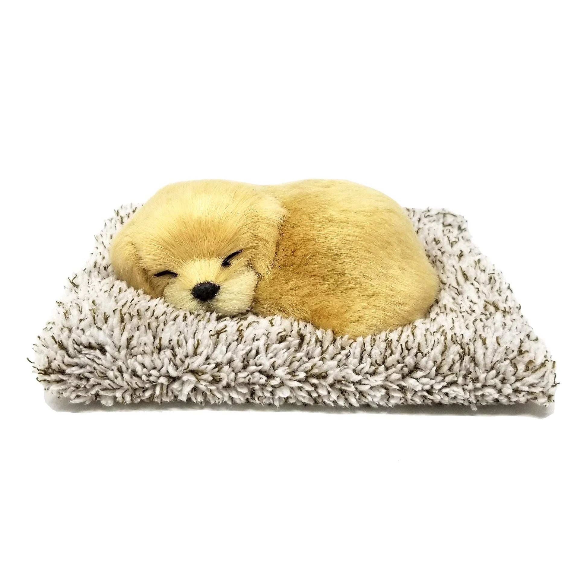 Mini Golden Retriever, Realistic, Lifelike Stuffed Interactive Plush Toy, Electronic Pets, Companion Pet Puppy with 100% Synthetic Fur –