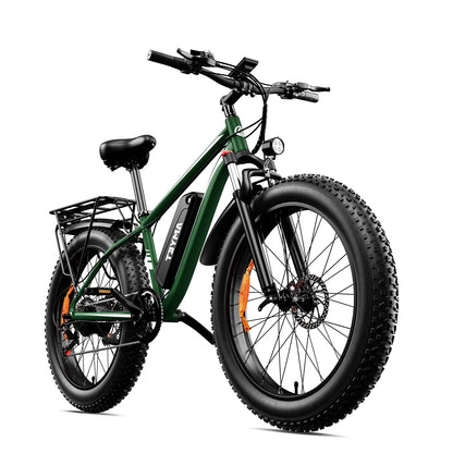 EB26 Electric Bike for Adults Set of 2, 26" Fat Tire E-Mountain Bicycle, 750W Dual Motor 48V 15Ah 7-Speed Ebike UL2849