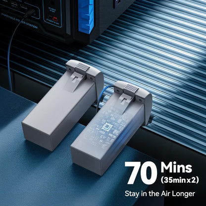 F11PRO 2 Drone with 6K Camera for Adults, 3-Axis Gimbal, 4K/30Fps Video, 70-Min Flight Time with 2 Batteries, 10000Ft FPV Transmission Professional Drone, Auto Return, Beginner Mode