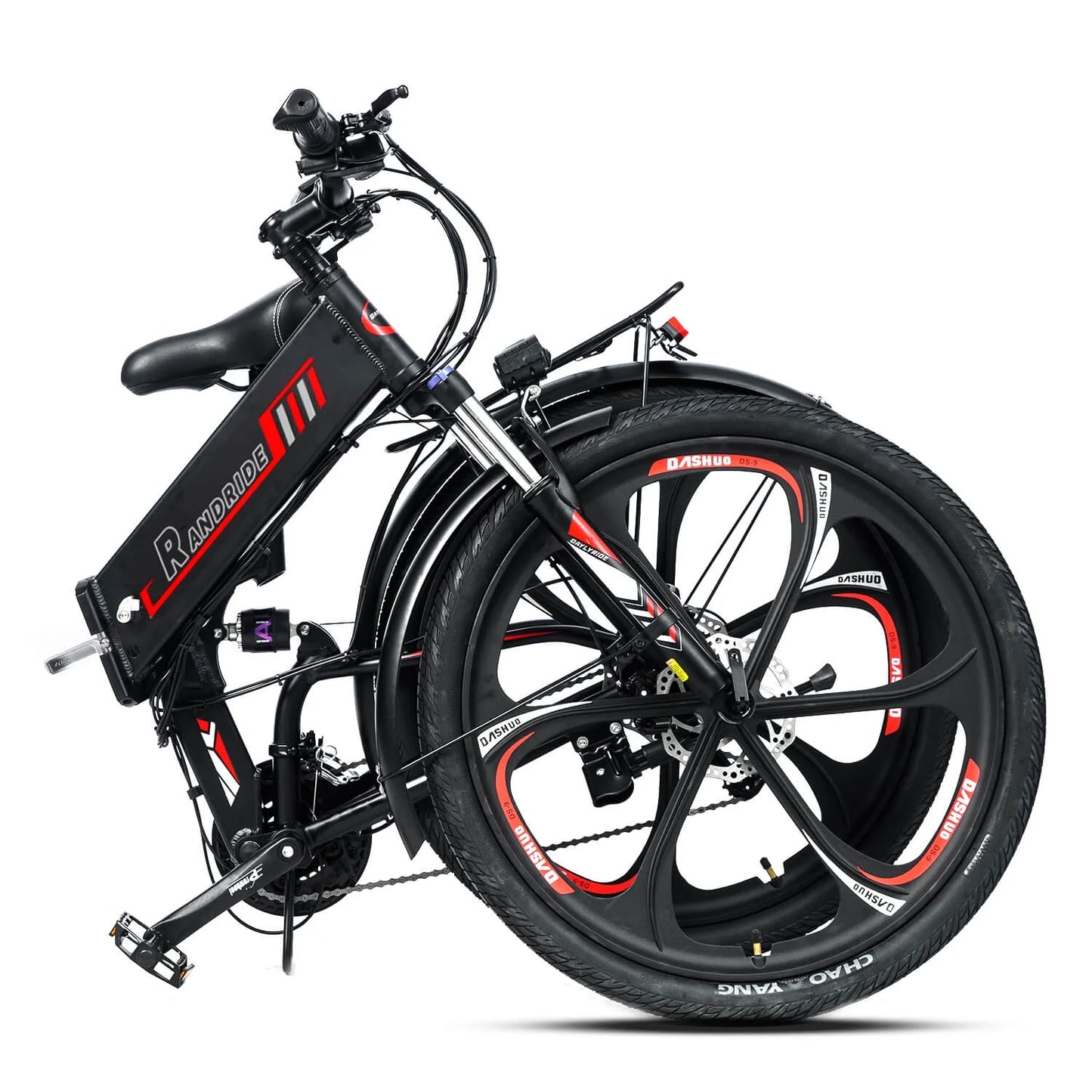 750 W Folding Ebike Lghtweight Electric Bike for Adults, 48V 17AH Foldable Ebike Commuter Electric Bikes with Shimano 27 Speed, Shimano Hydraulic Brakes, UL2849