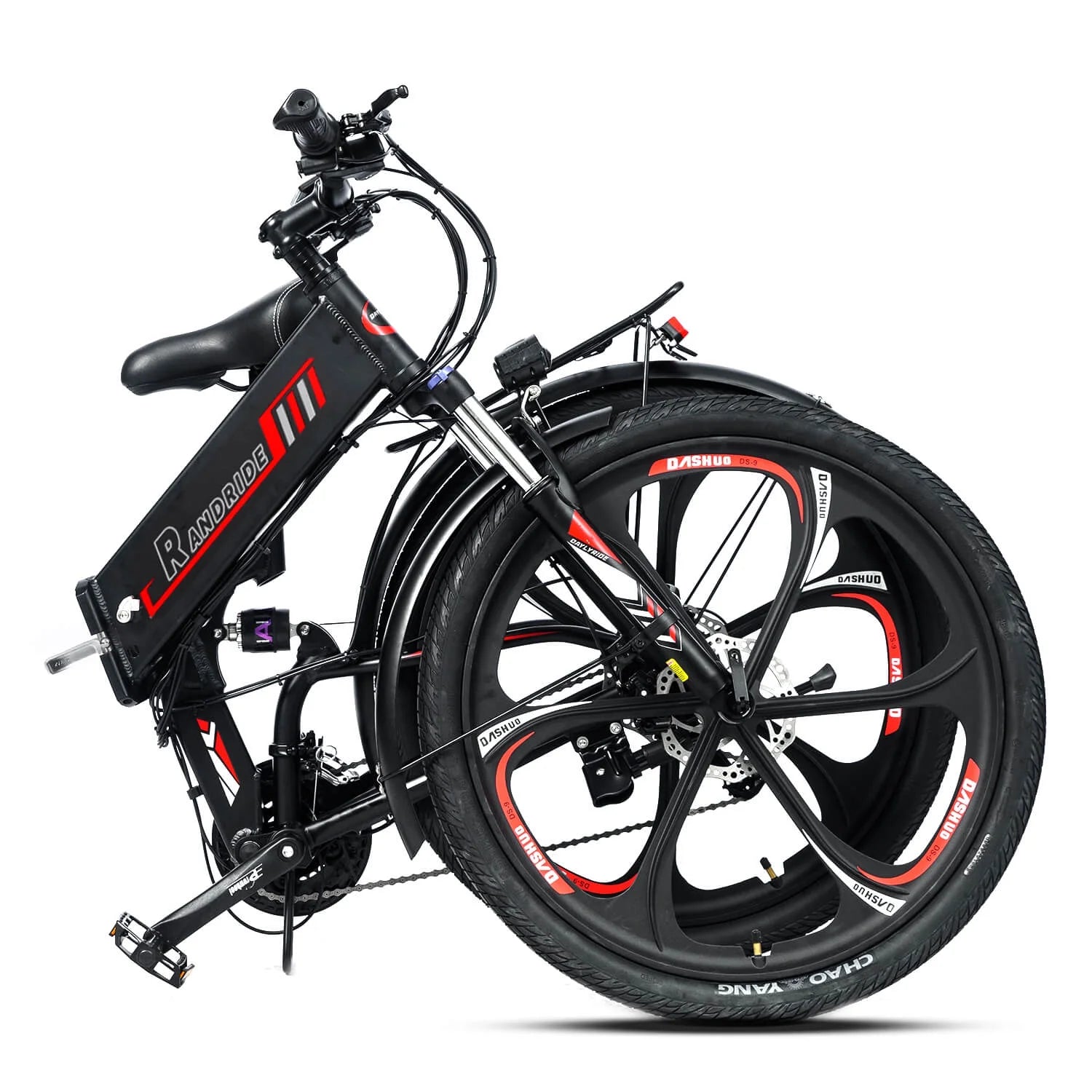 750 W Folding Ebike Lghtweight Electric Bike for Adults, 48V 17AH Foldable Ebike Commuter Electric Bikes with Shimano 27 Speed, Shimano Hydraulic Brakes, UL2849