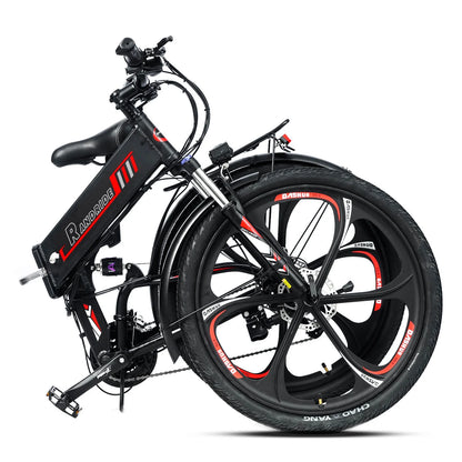 750 W Folding Ebike Lghtweight Electric Bike for Adults, 48V 17AH Foldable Ebike Commuter Electric Bikes with Shimano 27 Speed, Shimano Hydraulic Brakes, UL2849