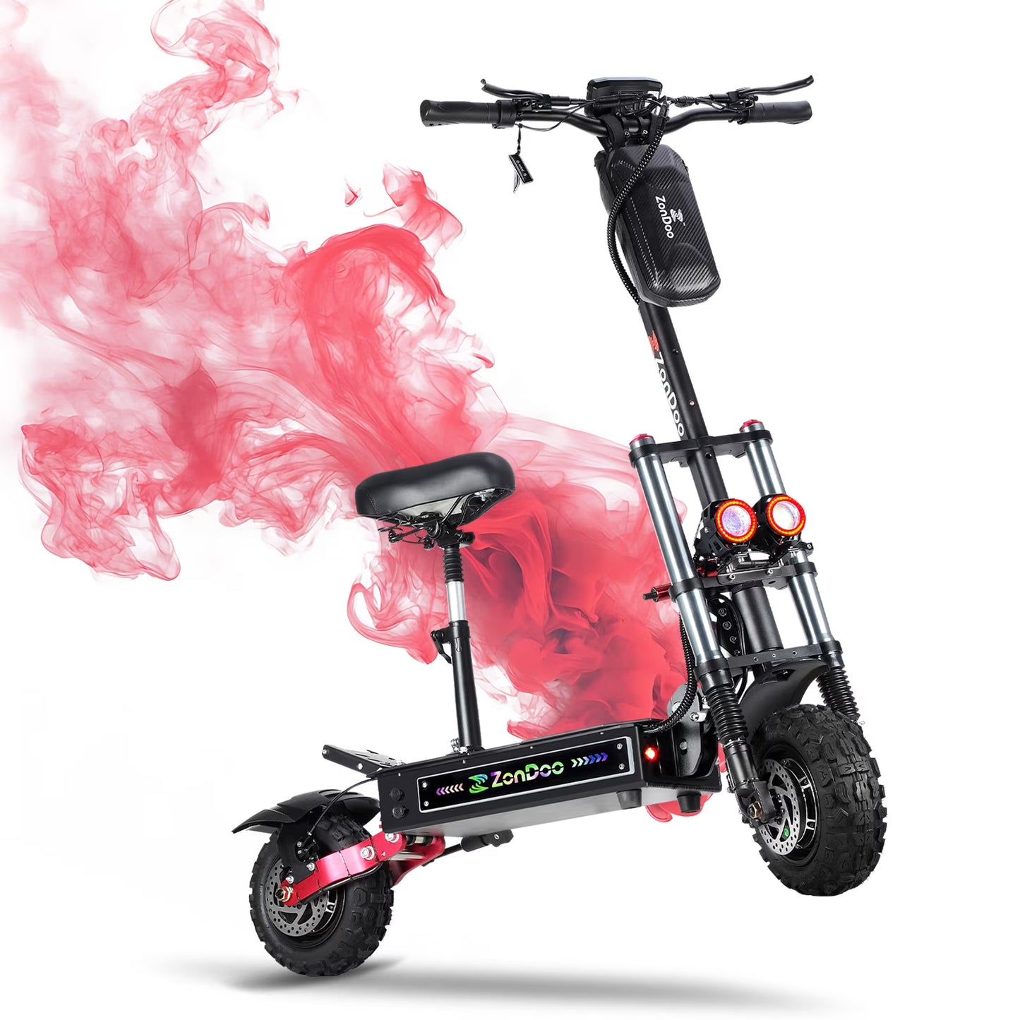 All Terrain Adults 54 Mph Electric Scooter with Seat, 50.00 in X 24.00 in X 55.00 In, 150 Lb