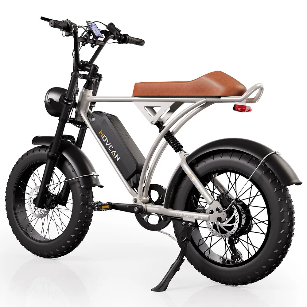 20" Fat Tire Electric Bike for Adult, 750W Mountain Ebike, 48V 18.2Ah Removable Battery, 7 Speed Dual Hydraulic Brake E-Motorcycle Bike UL2849