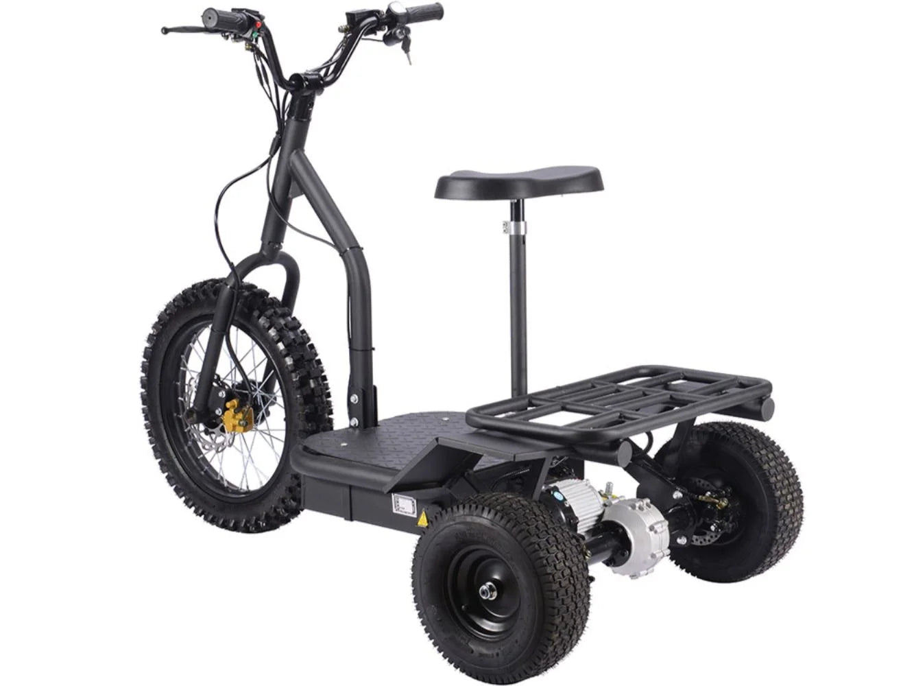 1200 Watt 48V 3 Wheel Electric Trike Mobility Scooter