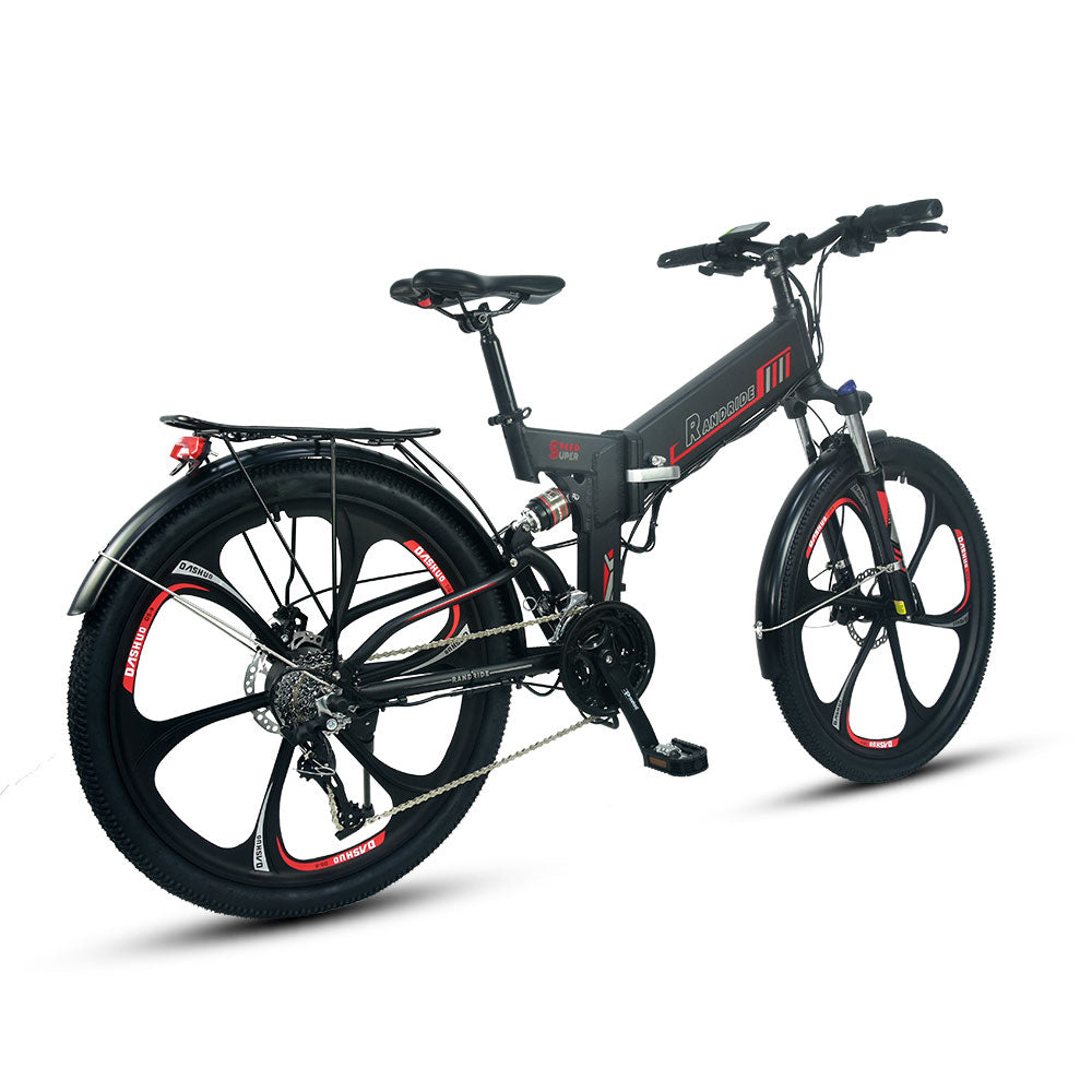 750 W Folding Ebike Lghtweight Electric Bike for Adults, 48V 17AH Foldable Ebike Commuter Electric Bikes with Shimano 27 Speed, Shimano Hydraulic Brakes, UL2849