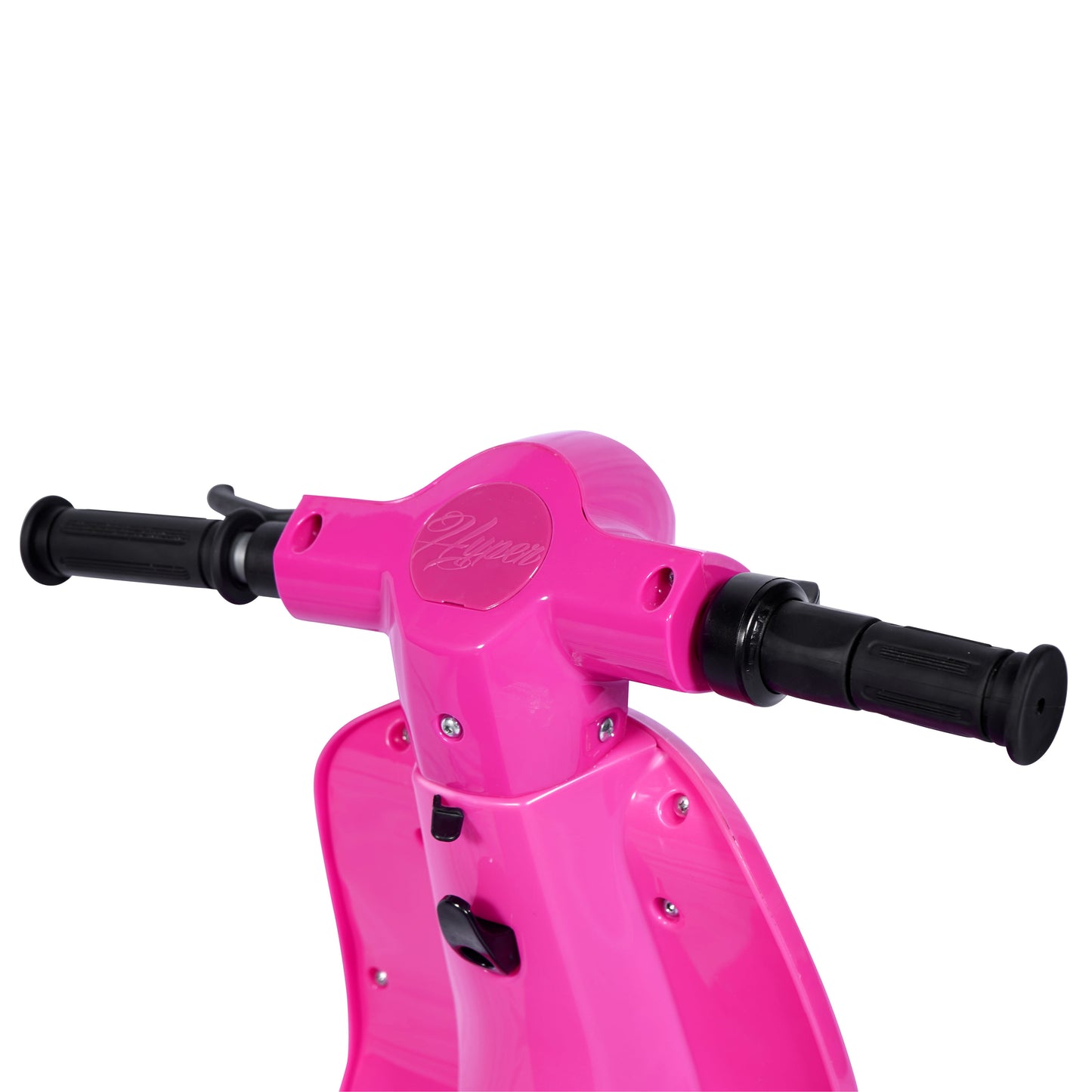 Hyper 24V Retro Electric Scooter with Easy Twist Throttle for Ages 13+, Pink