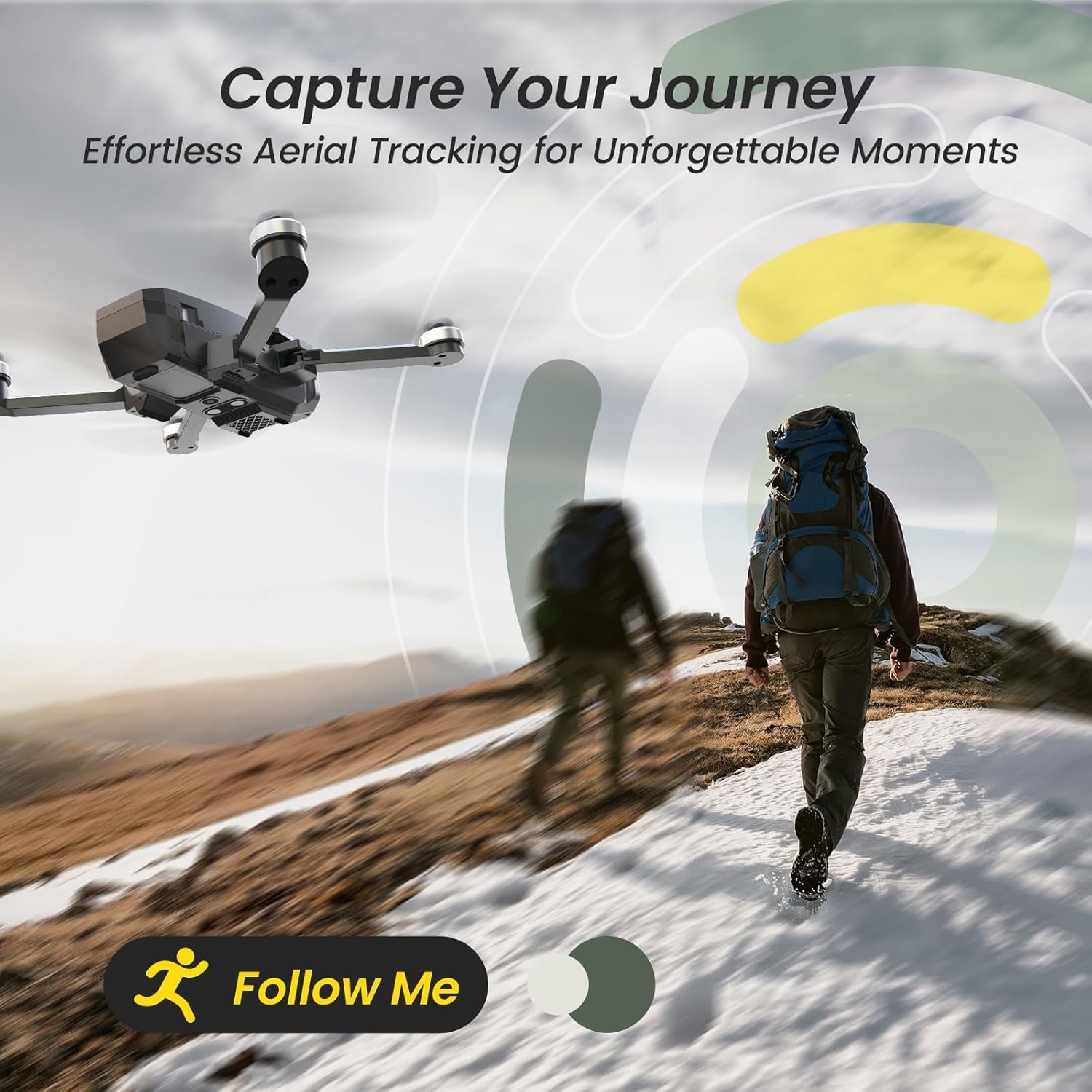 HS720E Drones with Camera for Adults 4K,Integrated Remote ID, 2 Batteries 46 Min Flight Time, 5Ghz FPV Transmission, 130° FOV EIS Camera,Drone with 4K/30FPS Video,Brushless Motor, Auto Return, Follow Me, GPS Drone for Beginner
