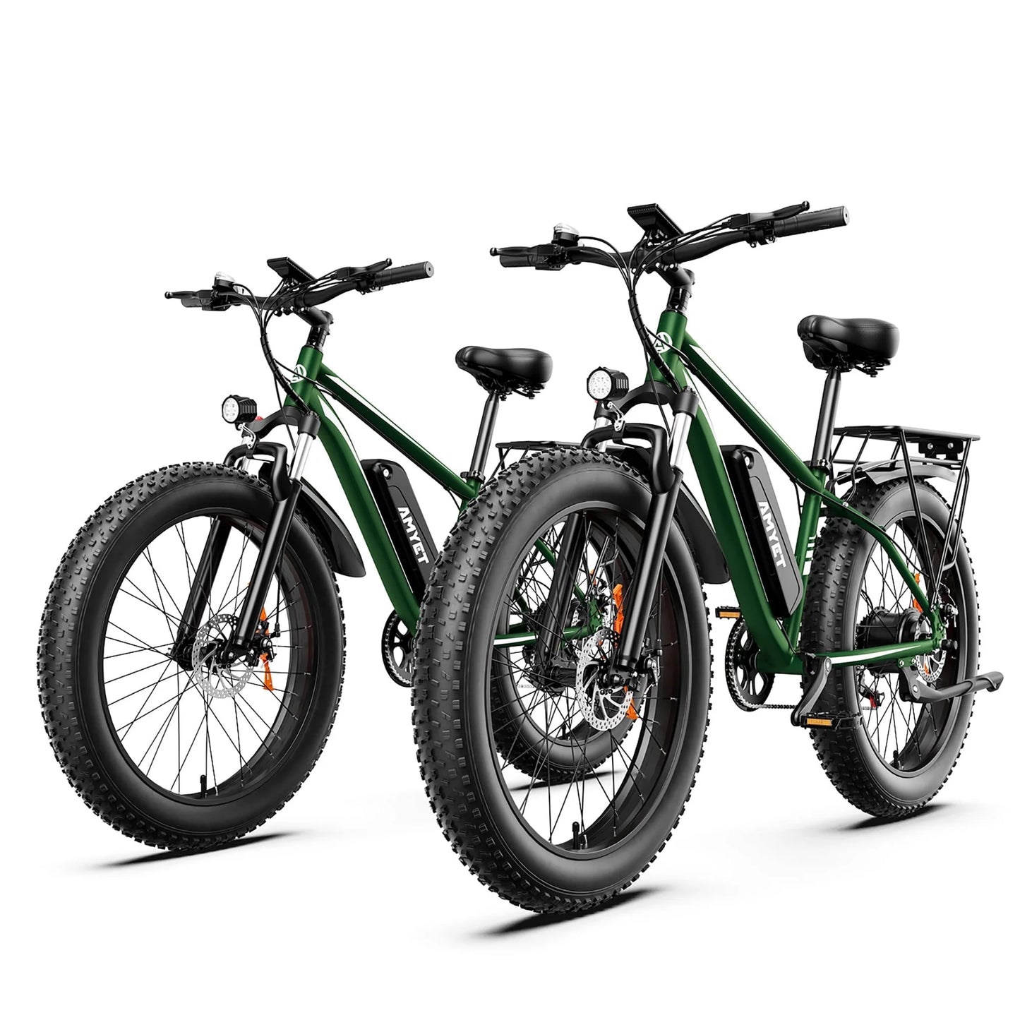 EB26 Electric Bike for Adults Set of 2, 26" Fat Tire E-Mountain Bicycle, 750W Dual Motor 48V 15Ah 7-Speed Ebike UL2849