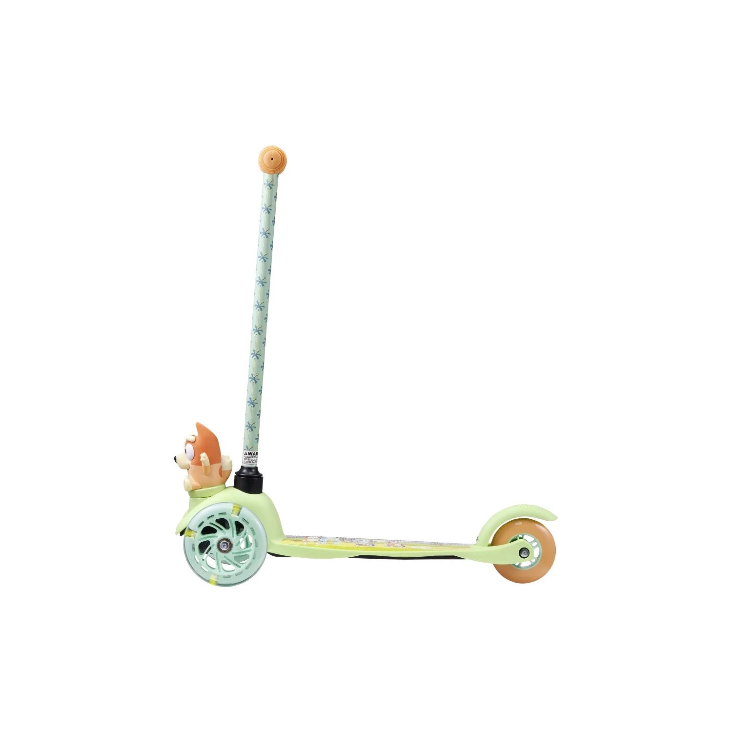 Ride-N-Glide Buddies 3D Toddler Scooter, 3 Wheel Kick Scooter for Kids Ages 3+, Green