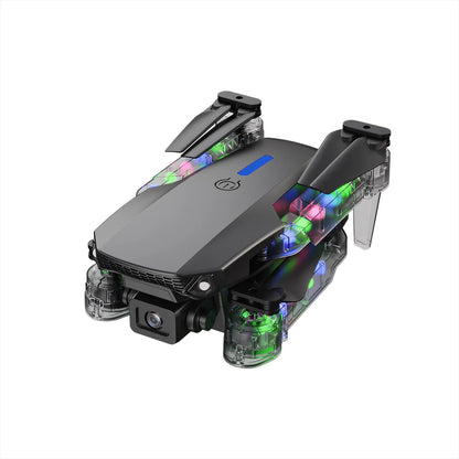 Sales Today Clearance Only, Drones with Camera for Adults 1080P, Wifi FPV Drone, Mini Drones with Transparent LED Folded Arms, 3 Flight Modes, Altitude Hold, Headless Mode, Trajectory Flight