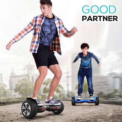 Gyroor Warrior 8.5 Inch All Terrain off Road Scooter with Bluetooth Speakers and LED Lights, UL2272 Certified Self Balancing Scooter