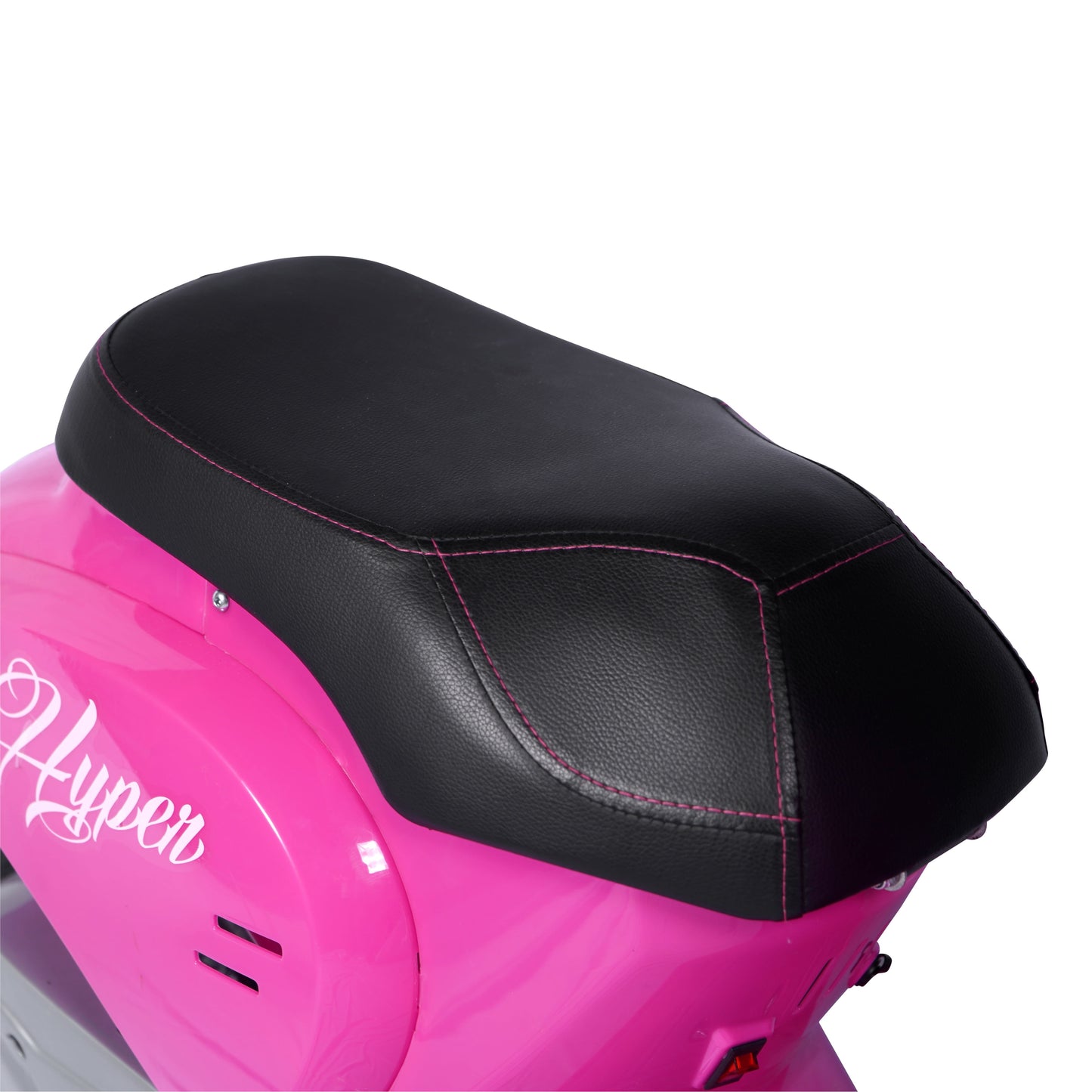 Hyper 24V Retro Electric Scooter with Easy Twist Throttle for Ages 13+, Pink