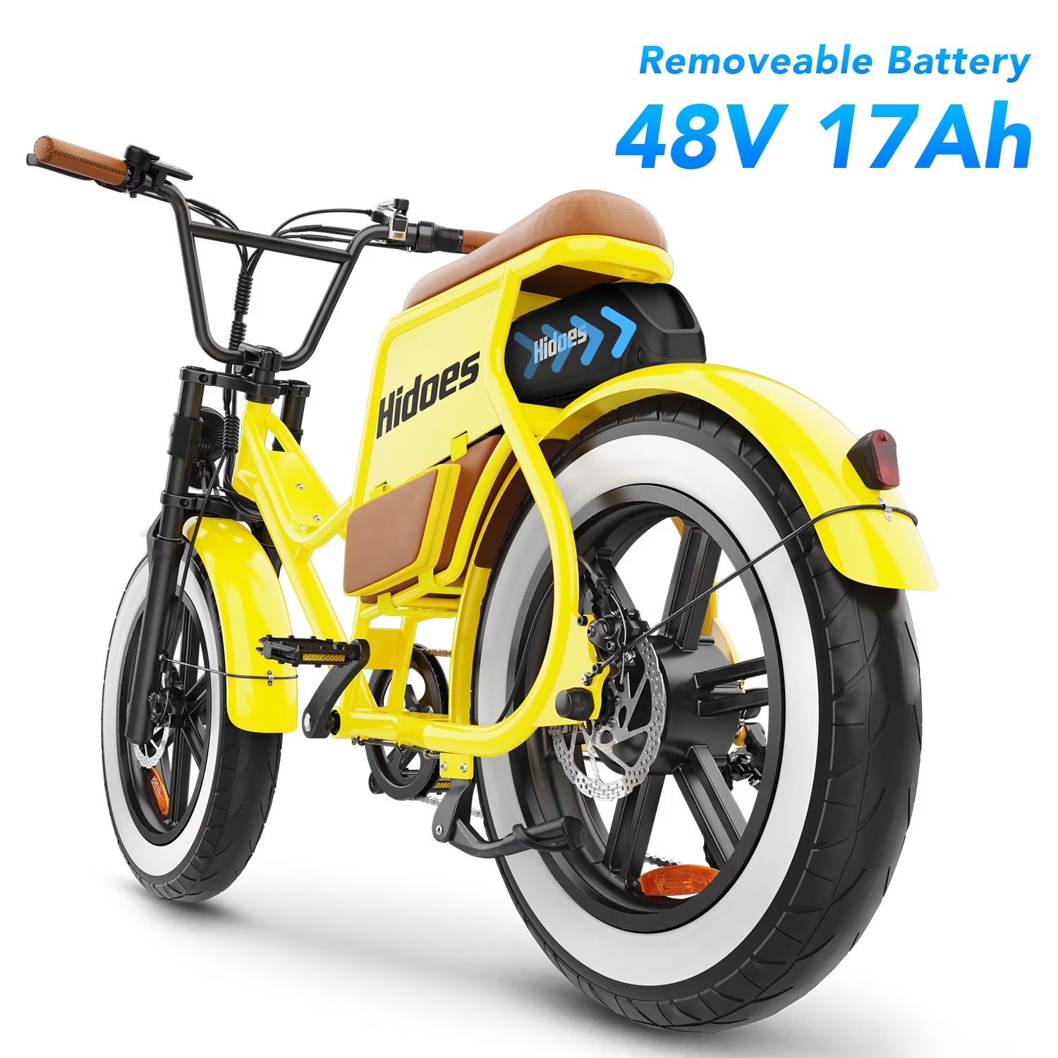 ‌ Electric Bike for Adults - 20" Fat Tire Retro Cruiser, 7-Speed E-Bike with Cruise Control & Accessories (Pump/Leather Seat)