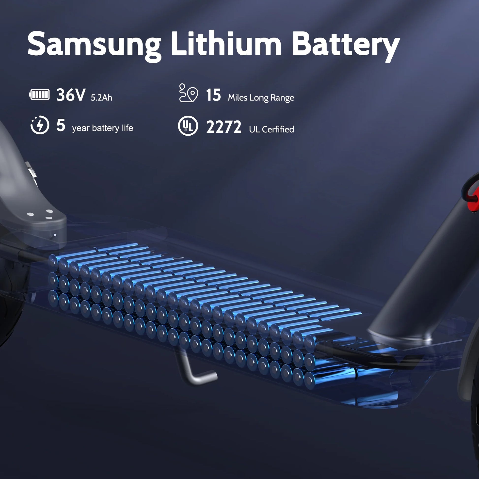 FK007 350W Motor Electric Scooter,19 MPH Top Speed, 21-Mile Range, 8.5”Wear-Resistant Solid Tires, Foldable & Lightweight for Commuting