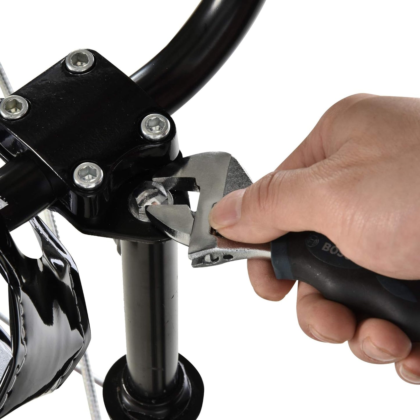 Aosom Youth Scooter Front and Rear Caliper Dual Brakes 12-Inch Inflatable Front Wheel Ride on Toy for Age 5+