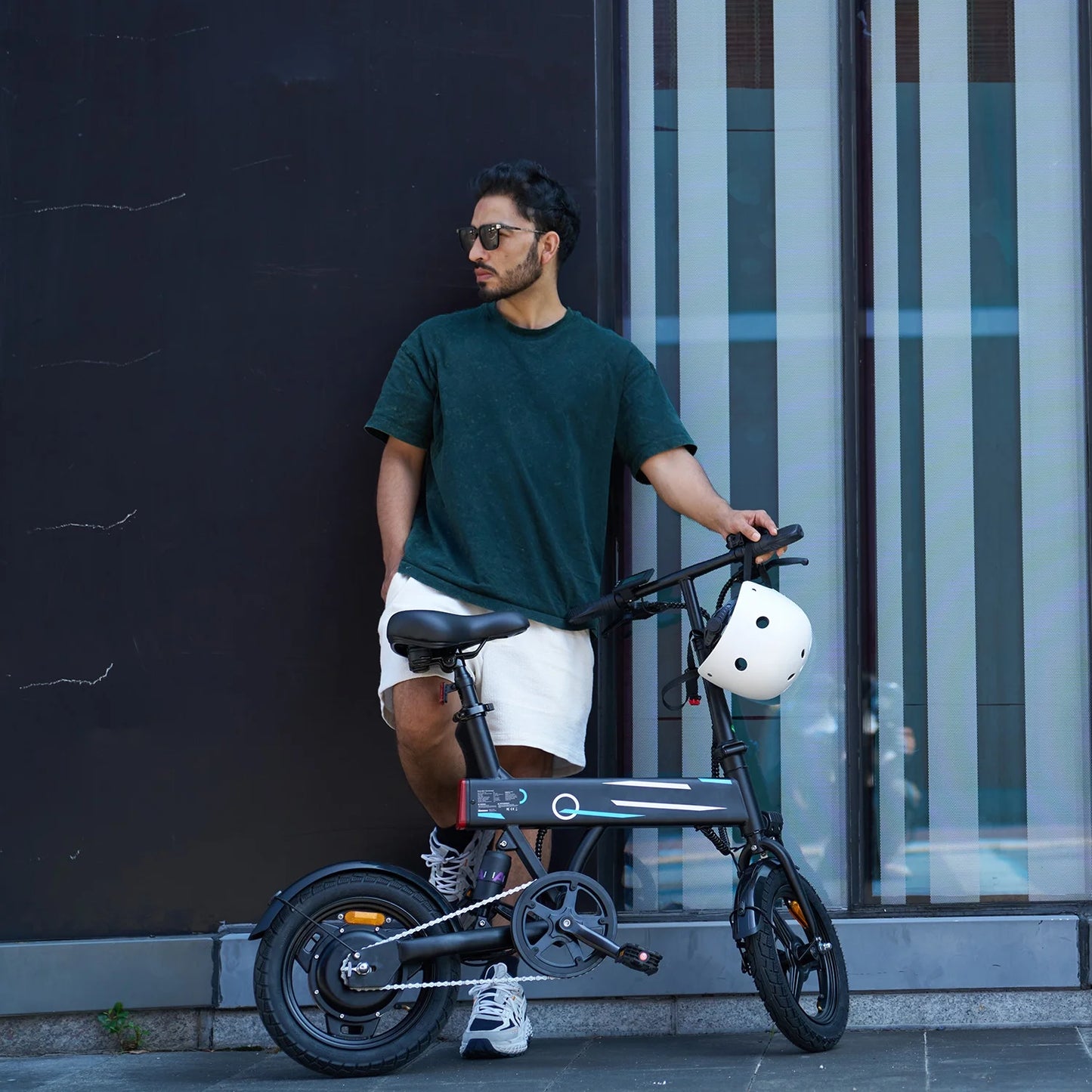 14" Foldable Electric Bicycle for Adults,500W 36V/7.8Ah Electric Bike,Lcd,20Mph Commuter E Bike for Teen, UL 2849