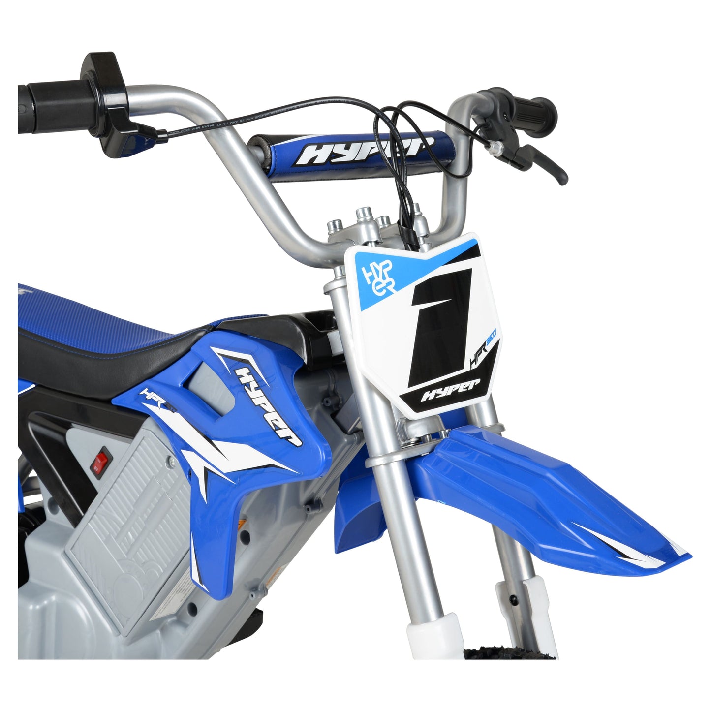 Hyper Toys 24V 350 Dirt Bike Electric Powered Ride On, Blue, Age Group 13+ Years, 14 Mph Max Speed, Product Net Content UOM Quantity 1