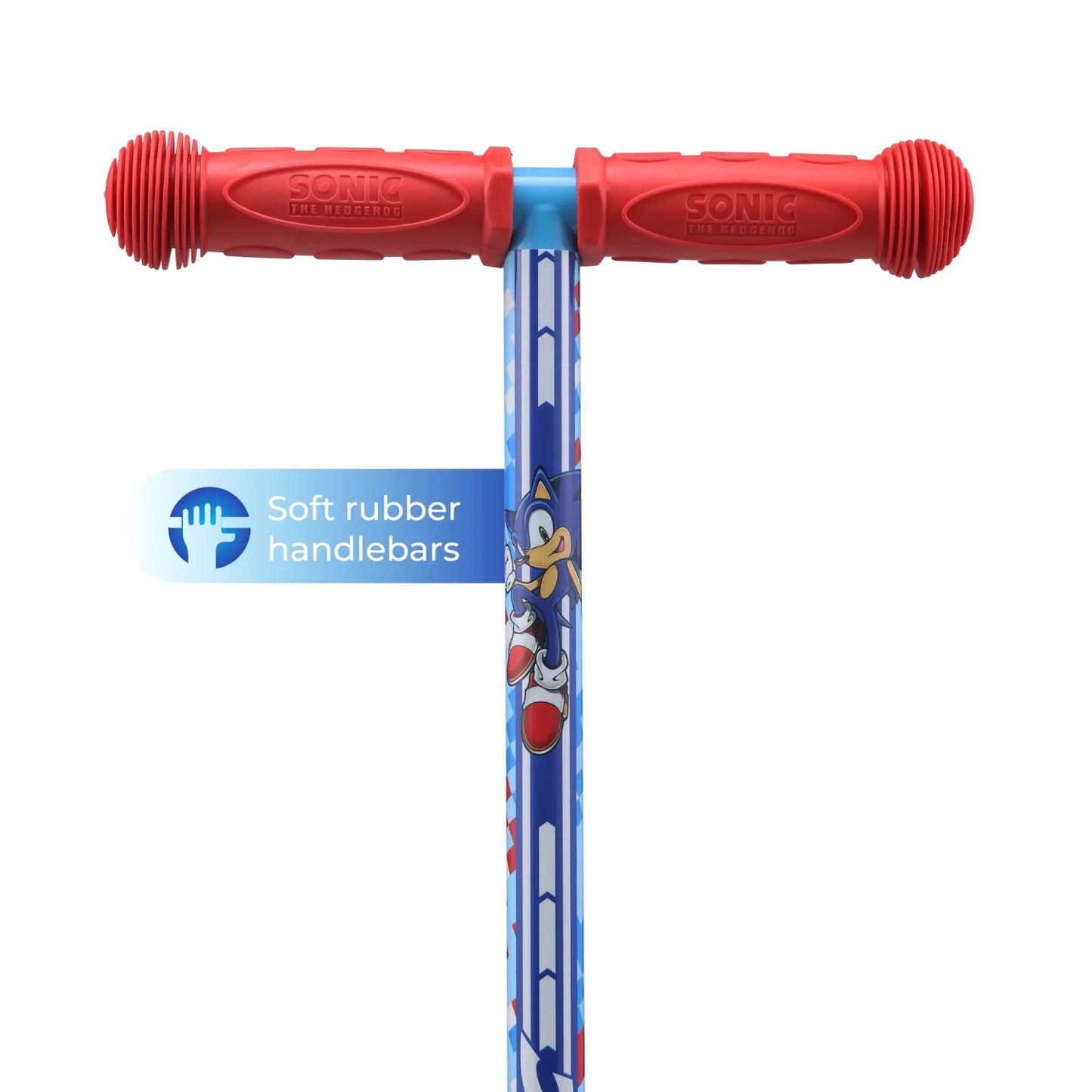 Ride-N-Glide Buddies 3D Toddler Scooter, 3 Wheel Scooter for Kids Ages 3+, Blue