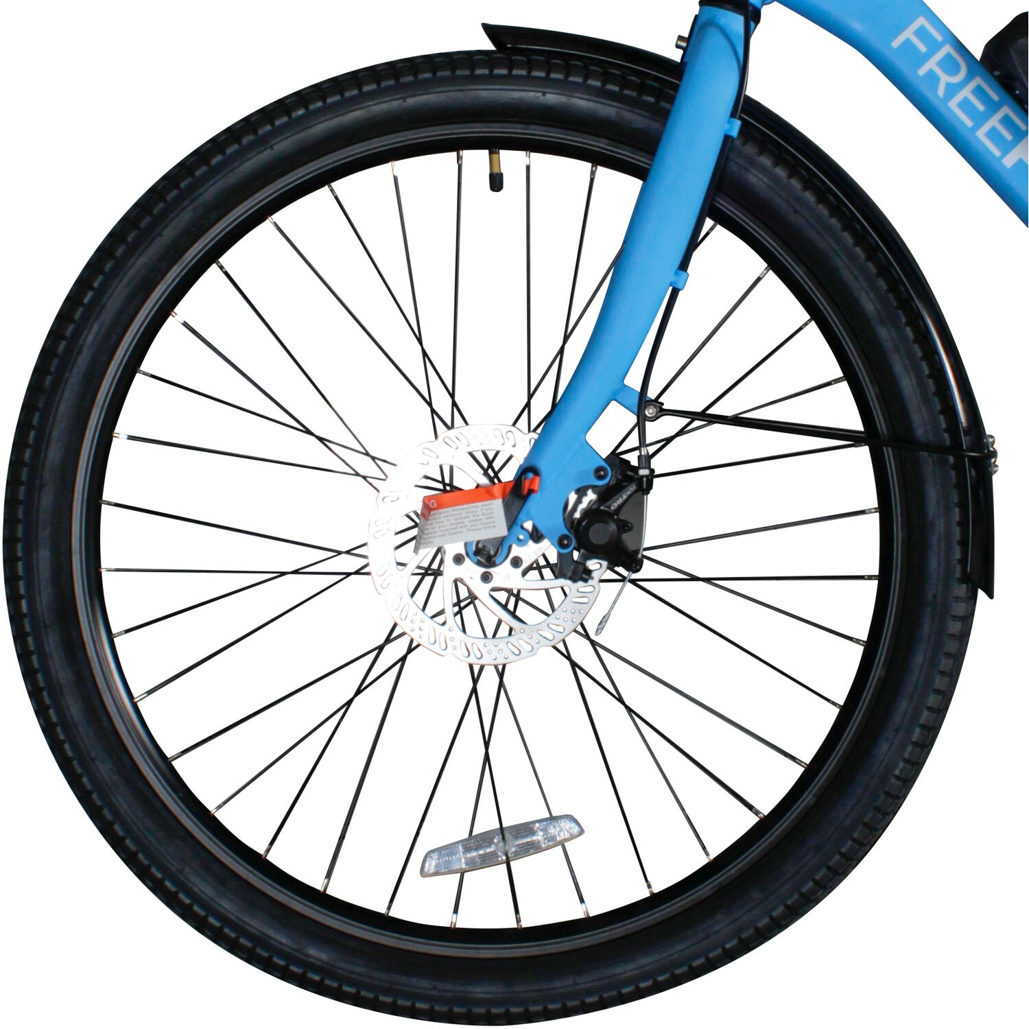 Avalon 16-In Electric Beach Cruiser Bike | Hybrid E-Bike for Adults, Thumb Throttle and Pedal Assist | with Speed Sensor, Storage Rack, Bell, Water Bottle Bracket | Light Blue