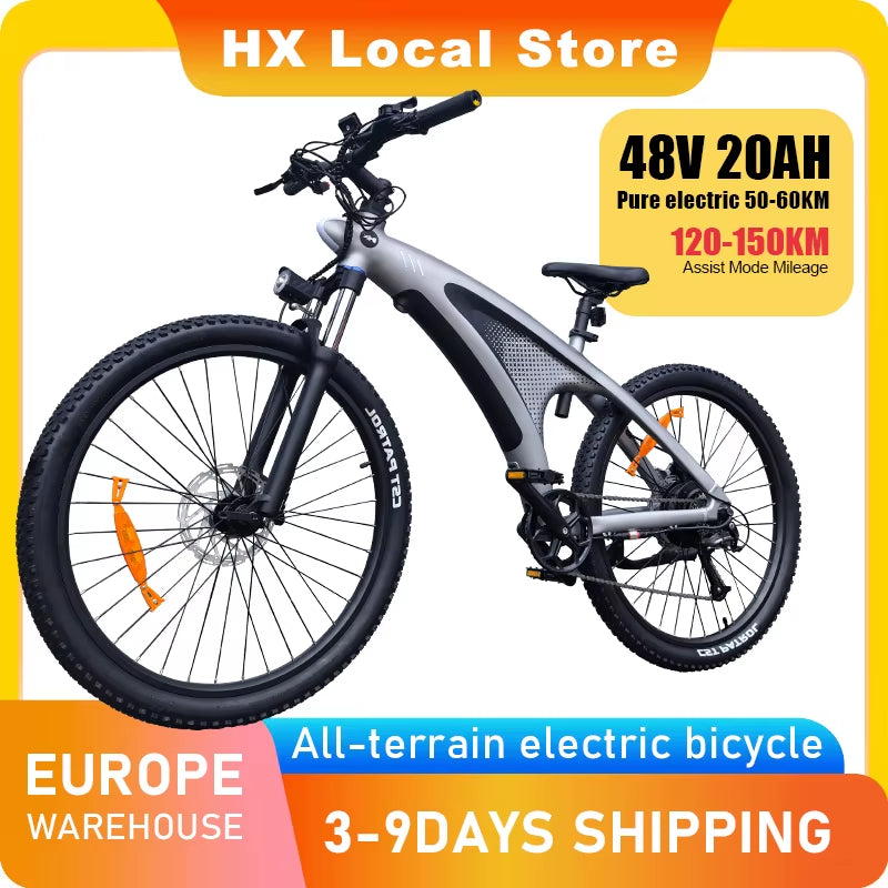 HUANCI Q5 Electric Bike Adult Electric Bicycle 48V 20AH Off-Road Electric Bikes E Bike Electric Bike Electric Bicycle
